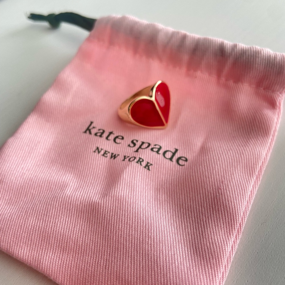 Kate Spade heart ring